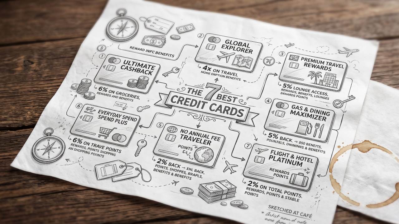 The 7 Best Credit Cards for Maximum Cashback and Travel Rewards